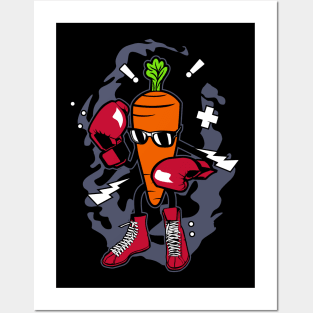 BOXING CARROT Posters and Art